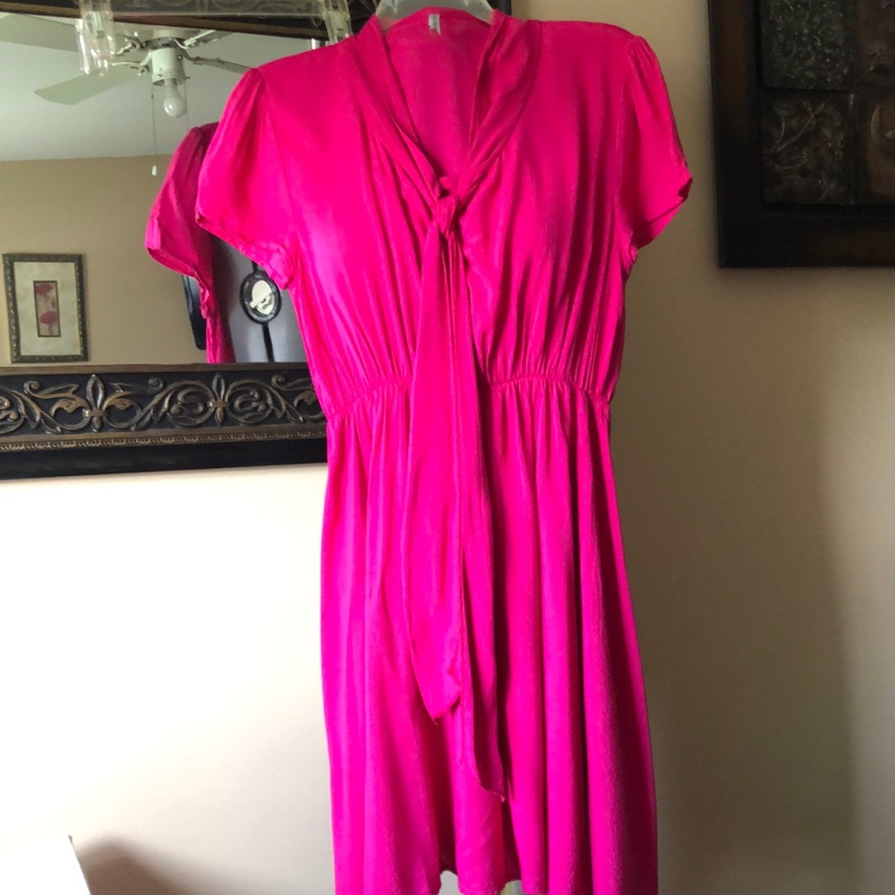 Reckless‎ Heart deep pink dress